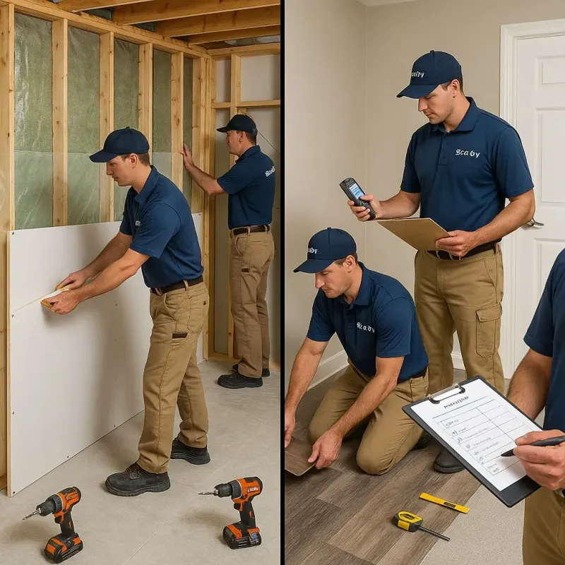Repairs and Reconstruction process in Palmdale, PA